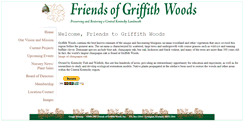 Desktop Screenshot of friendsofgriffithwoods.org